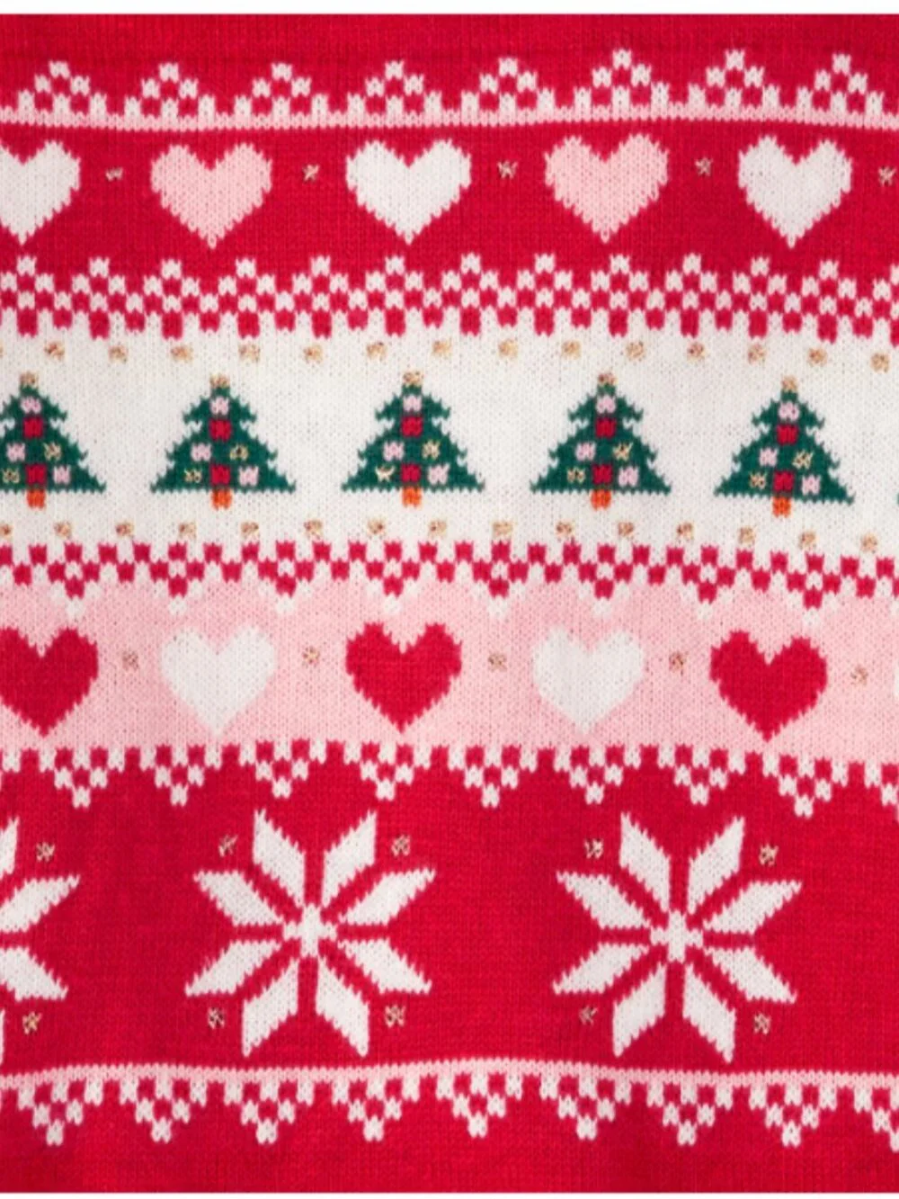 Children's Place Fairisle Holiday Christmas Sweater Dress